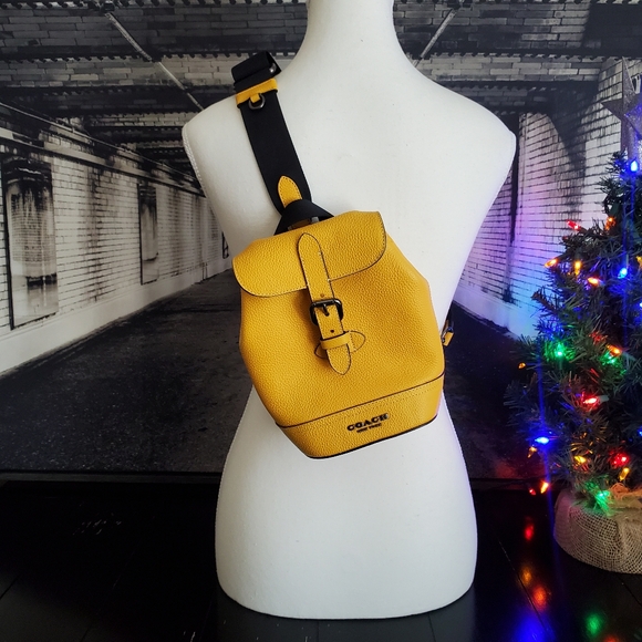 Coach Sling Bag with Button Closure - Picture 3 of 17